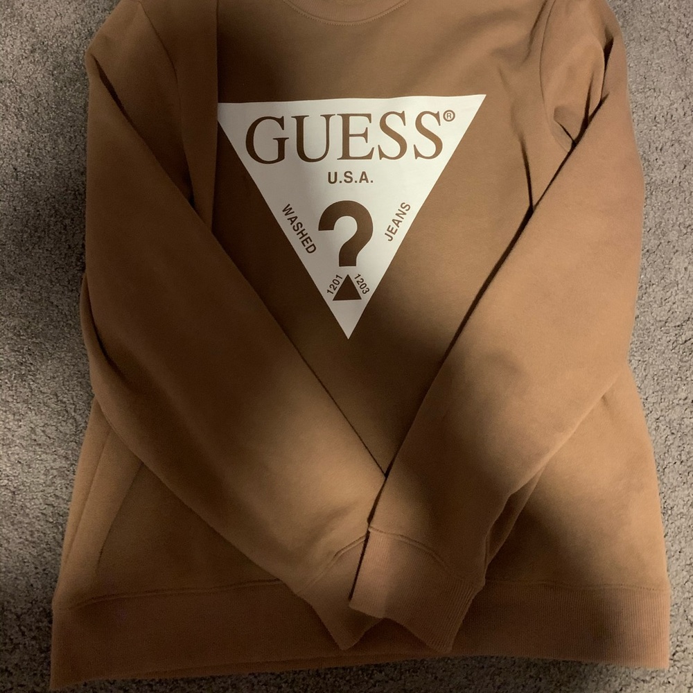 Tan Guess crewneck!
